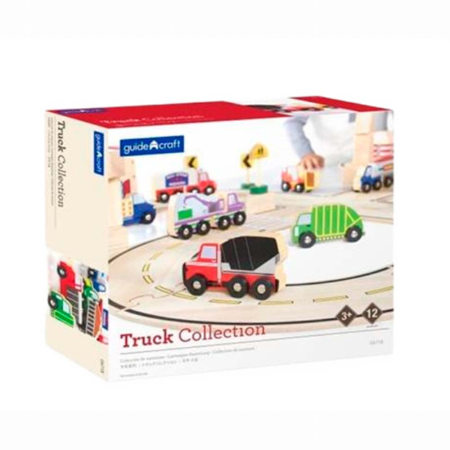 Транспорт и спецтехника - Набор грузовиков Guidecraft Block Play К дороге (G6718)#3
