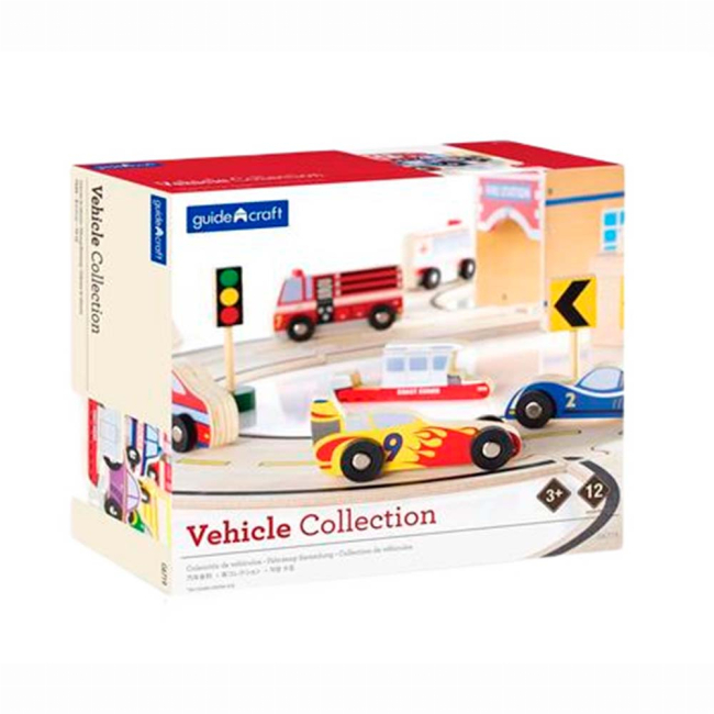 Транспорт и спецтехника - Игровой набор Guidecraft Block Play К деревянной дороге (G6719)#3