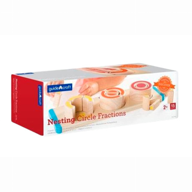 Развивающие игрушки - Пазл-сортер Guidecraft Manipulatives Сегменты круга (G6746)#2