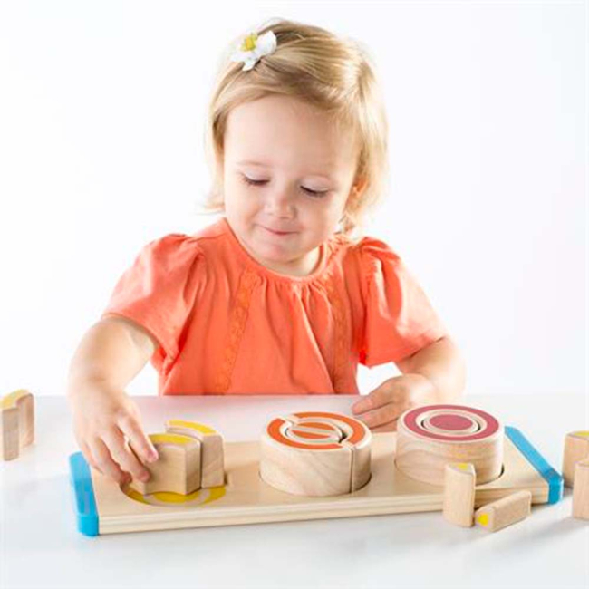 Развивающие игрушки - Пазл-сортер Guidecraft Manipulatives Сегменты круга (G6746)#3