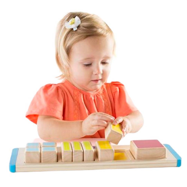 Развивающие игрушки - Пазл-сортер Guidecraft Manipulatives Части квадрата (G6748)#3