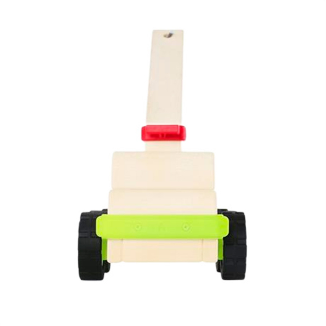 Транспорт і спецтехніка - Дерев'яна машинка Guidecraft Block Science Trucks (G7533)#2