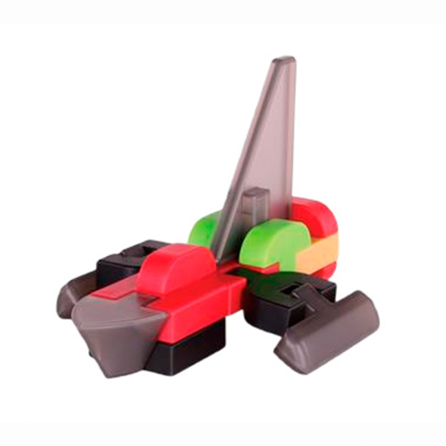 Блочные конструкторы - Конструктор Guidecraft IO Blocks Самолеты и корабли 59 деталей (G9608)#3