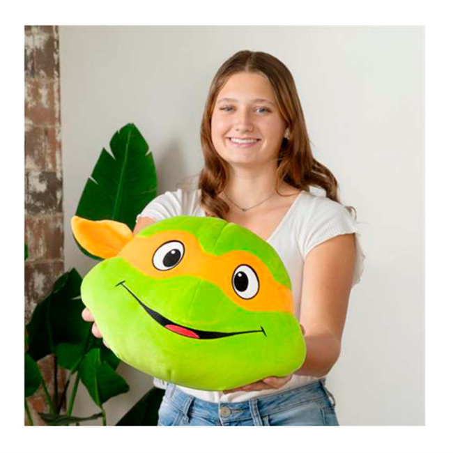 Персонажі мультфільмів - М'яка іграшка Club Mocchi-Mocchi TMNT Мікеланджело 28 см (T12469)#3