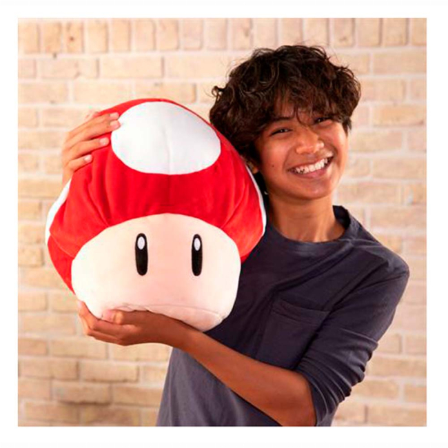 Персонажі мультфільмів - М'яка іграшка Club Mocchi- Mocchi Super Mario Мегагриб 22 см (T12955)#2