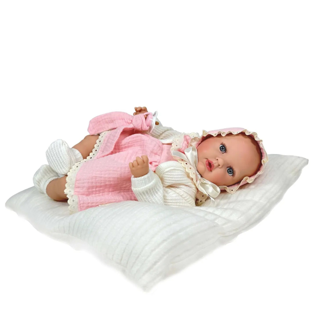 Пупсы - Кукла Nines d'Onil Маленькая Тита в розовом платье 40 см (5200)#2