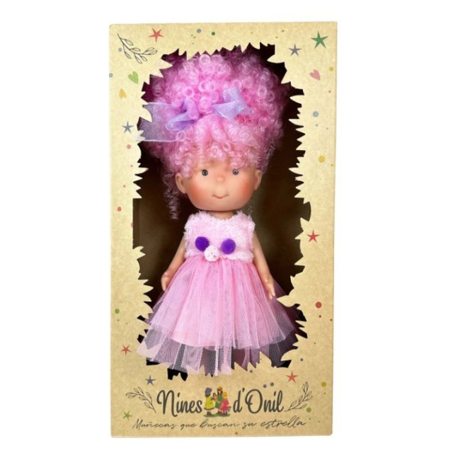 Ляльки - ​Лялька Nines d'Onil Піппа з рожевим волоссям (2804)#3