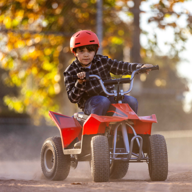 Электромобили - Квадроцикл Razor Dirt Quad Red (25143065)#9