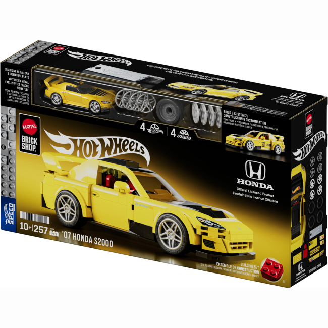 Конструкторы Hot Wheels - Конструктор Mattel Brick Shop Speed Honda S2000 (JFR88)#4