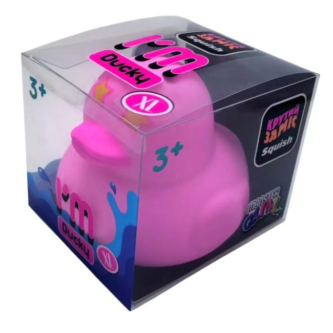 Антистрес іграшки - ​Іграшка-антистрес Monster Gum Крутий заміс I'm Ducky XL рожева (AS25003)#2