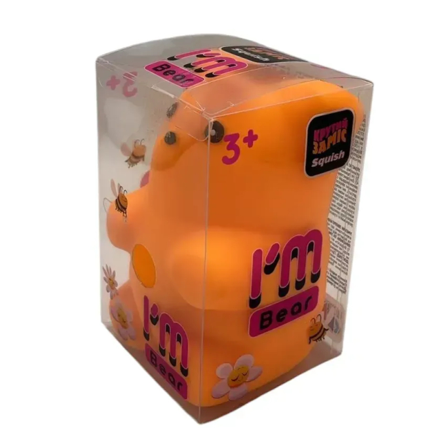 Антистрес іграшки - ​Іграшка-антистрес Monster Gum Крутий заміс I'm Bear помаранчева (AS25006/2)#2