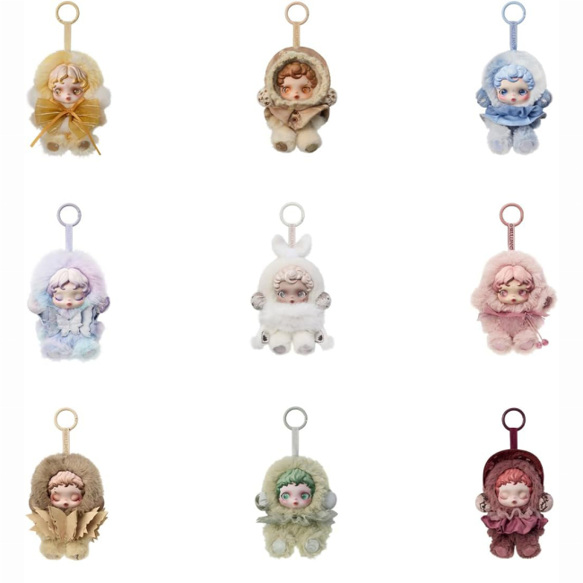 Персонажи мультфильмов - Коллекционная мягкая игрушка-сюрприз Pop Mart Skullpanda L'impressionnisme Plush Doll (SPLS-01)#2