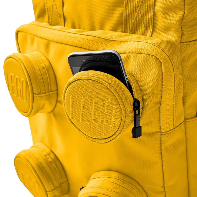 Рюкзаки та сумки - Рюкзак LEGO Lifestyle Brick 2x2 15 л жовтий (20205B-0024)#4
