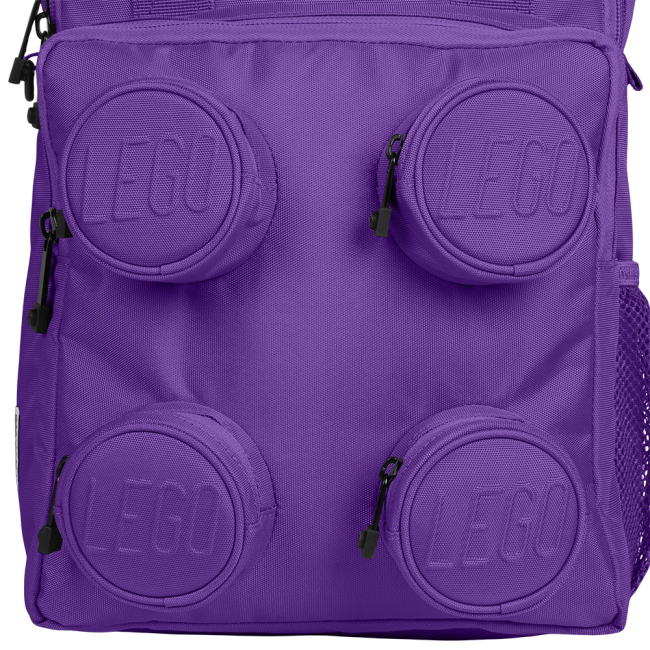 Рюкзаки та сумки - Рюкзак LEGO Lifestyle Brick 2x2 15 л фіолетовий (20205B-0268)#4