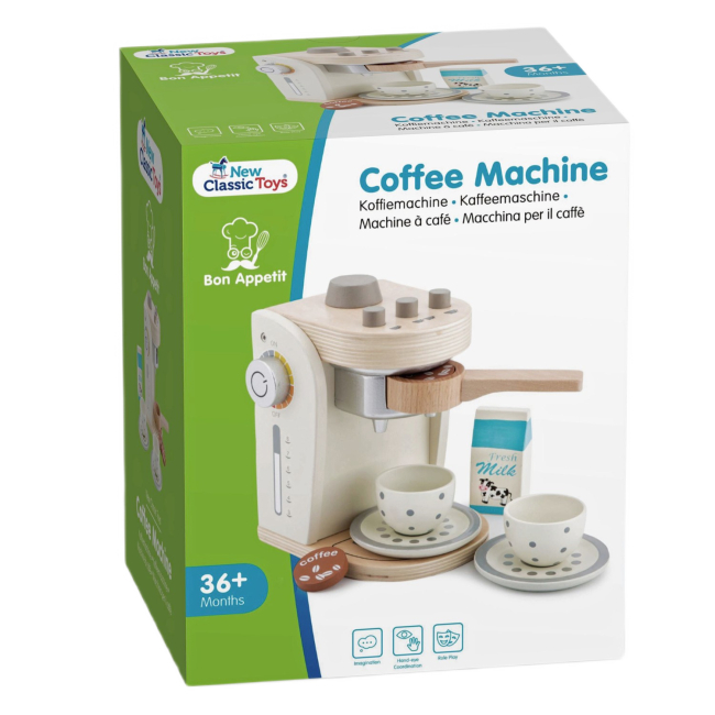 Детские кухни и бытовая техника - Игровой набор New classic toys Кофемашина (10705)#5