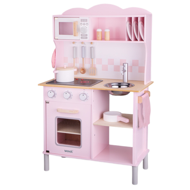 Детские кухни и бытовая техника - Игровой набор New classic toys Кухня Modern розовая (11067)#2