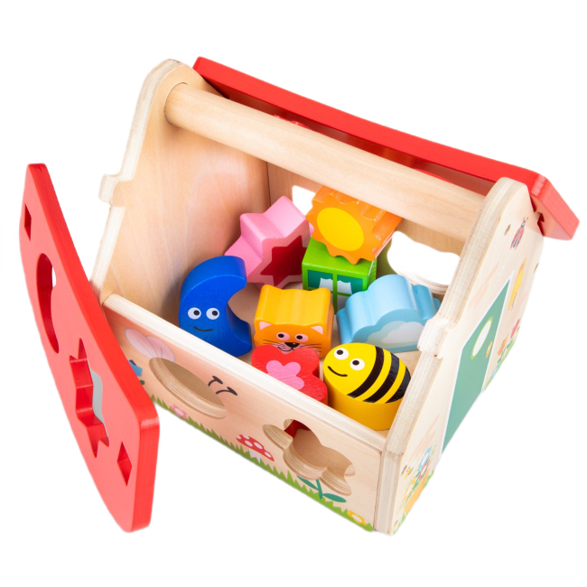 Развивающие игрушки - Сортер New classic toys Дом с формами (10563)#3