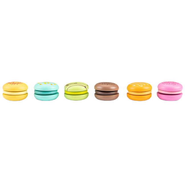 Детские кухни и бытовая техника - Игровой набор New classic toys Пирожное Macarons (10624)#2