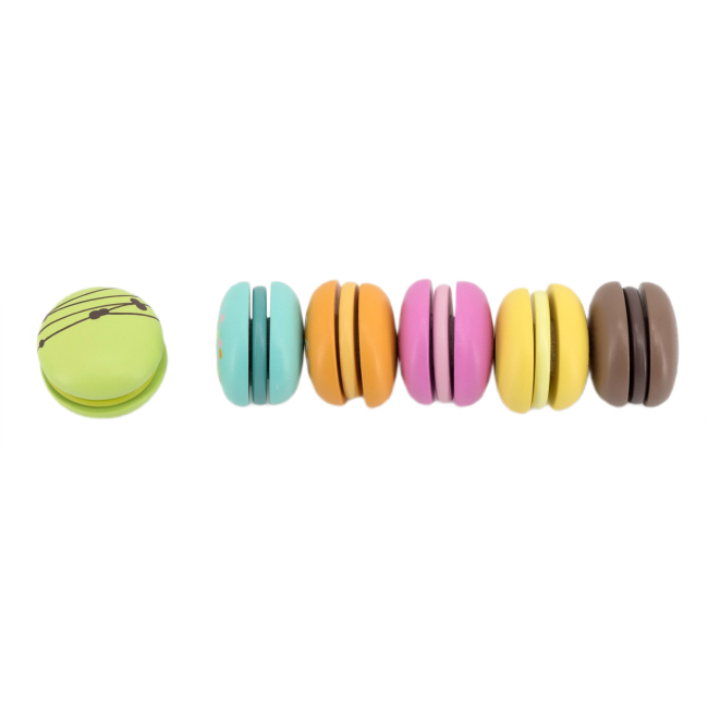 Детские кухни и бытовая техника - Игровой набор New classic toys Пирожное Macarons (10624)#3