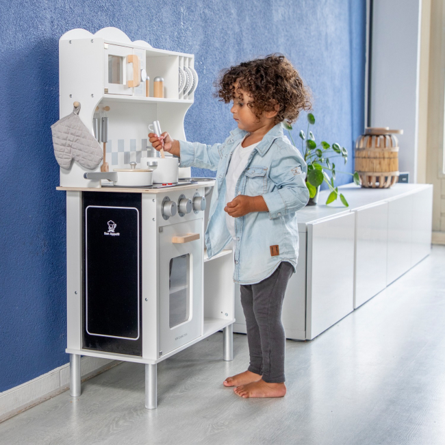 Детские кухни и бытовая техника - Игровой набор New classic toys Кухня Modern белая (11068)#6