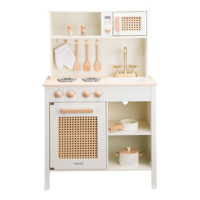 Детские кухни и бытовая техника - Игровой набор New classic toys Мини-кухня - ротанг (11045)#2