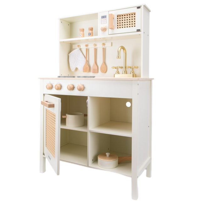 Детские кухни и бытовая техника - Игровой набор New classic toys Мини-кухня - ротанг (11045)#5