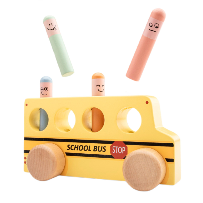 Развивающие игрушки - Развивающая игрушка New classic toys Школьный автобус (10547)#2