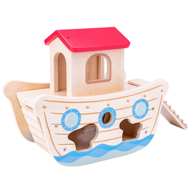 Развивающие игрушки - Развивающая игрушка New classic toys Балансир Ноев ковчег (10565)#2