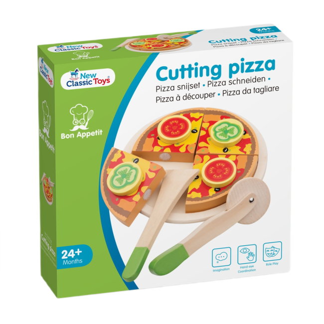 Детские кухни и бытовая техника - Игровой набор New classic toys Пицца овощная (10587)#2