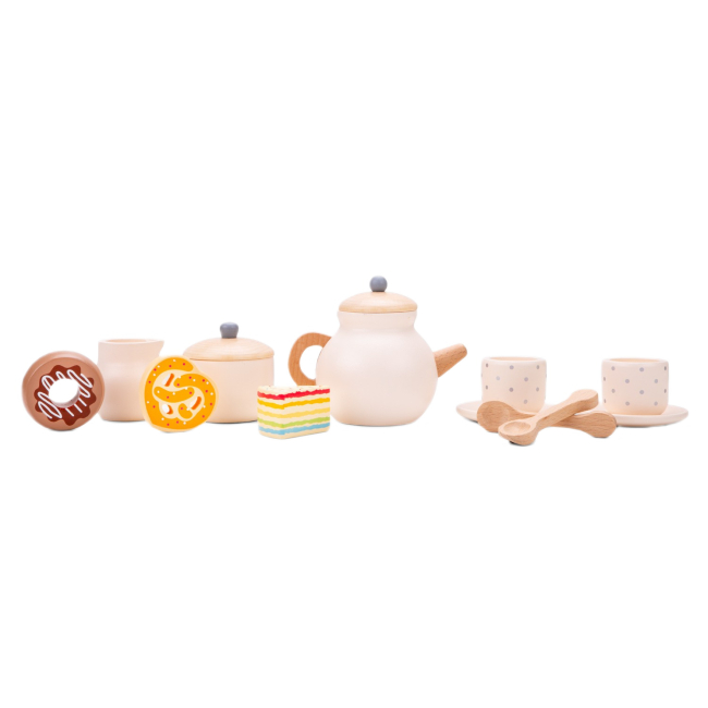 Детские кухни и бытовая техника - Игровой набор New classic toys Чайный сервиз (10619)#2