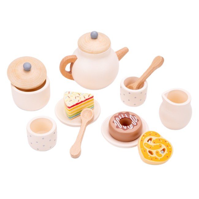 Детские кухни и бытовая техника - Игровой набор New classic toys Чайный сервиз (10619)#3