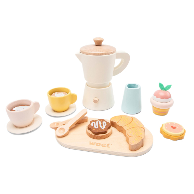 Детские кухни и бытовая техника - Игровой набор New classic toys Кофеварка гейзерная (10723)#3