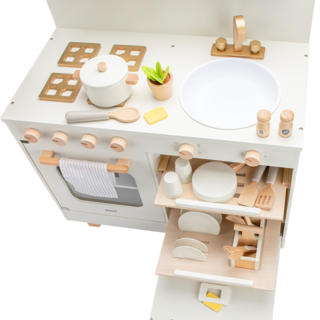 Детские кухни и бытовая техника - Игровой набор New classic toys Мини-кухня с посудомоечной машиной (11048)#4