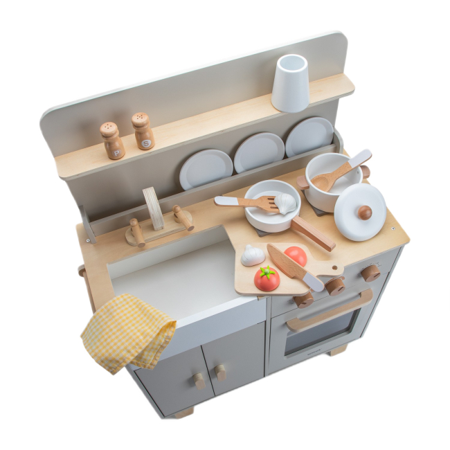 Детские кухни и бытовая техника - Игровой набор New classic toys Мини-кухня бежевая (11080)#5