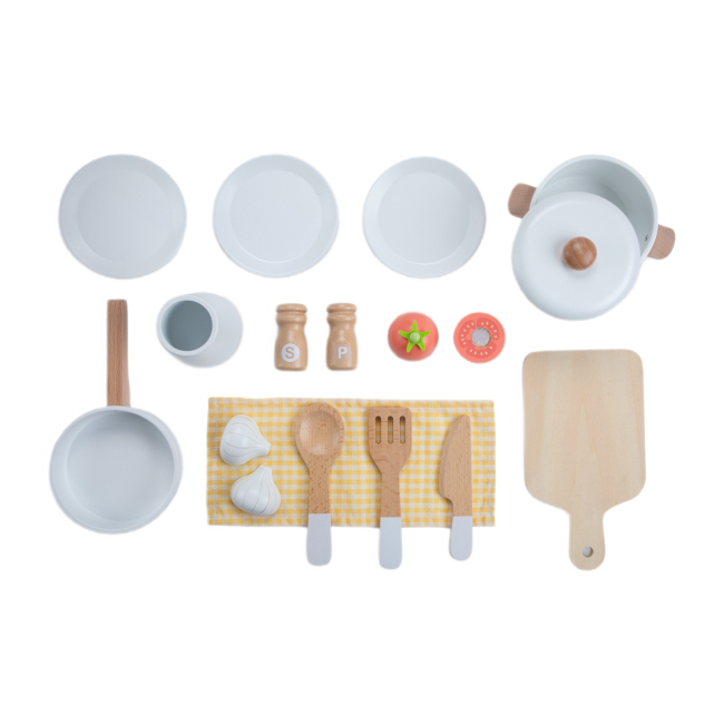 Детские кухни и бытовая техника - Игровой набор New classic toys Мини-кухня бежевая (11080)#6