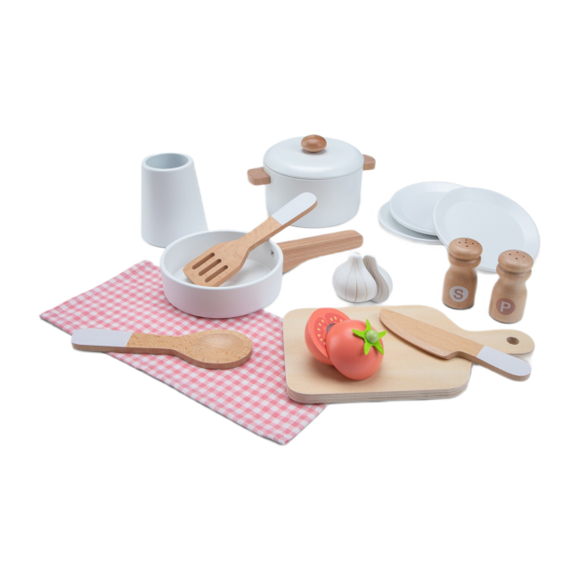 Детские кухни и бытовая техника - Игровой набор New classic toys Мини-кухня розовая (11081)#7