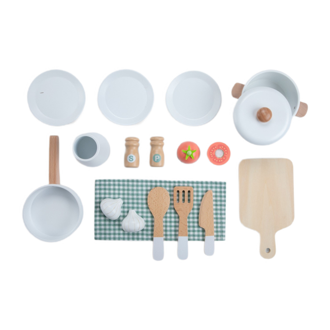 Детские кухни и бытовая техника - Игровой набор New classic toys Мини-кухня зеленая (11082)#6