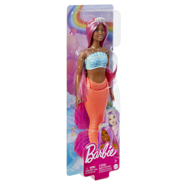Ляльки - Лялька Barbie Dreamtopia Кольоровий мікс з рожевим хвостом (HRR02/HRR04-MA10)#6