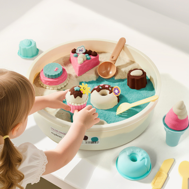 Антистресс игрушки - ​Набор кинетического песка Mideer Сладости (MD4326)#4