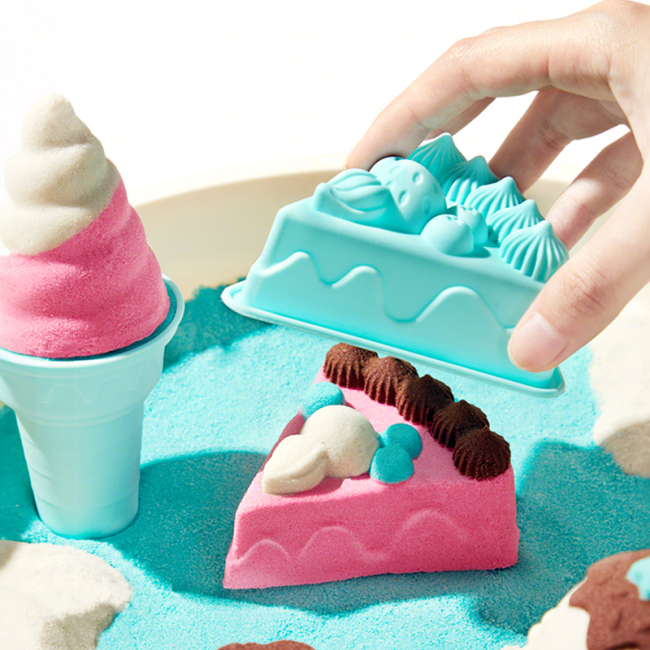 Антистресс игрушки - ​Набор кинетического песка Mideer Сладости (MD4326)#5