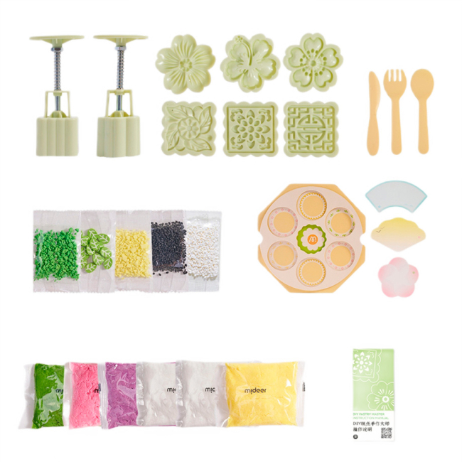 Антистресс игрушки - Набор кинетического песка по созданию пирожных Mideer (MD2325)#2