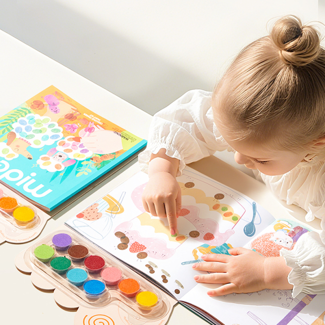 Канцтовары - ​Набор для рисования пальчиками Mideer Вечеринка с животными (MD3414)#5