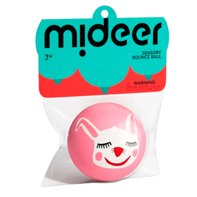 Спортивные активные игры - Мячик-попрыгун Mideer Розовый кролик (MD2370)#3