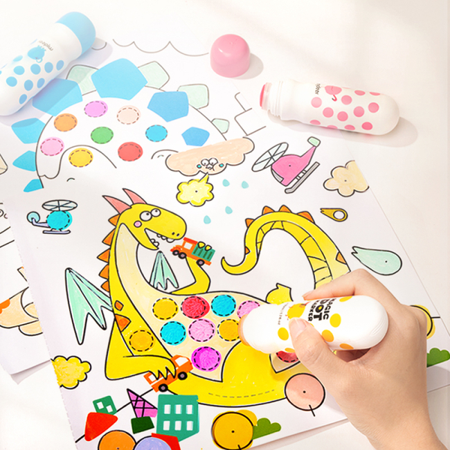 Канцтовари - ​Набір маркерів Mideer Чарівна точка 6 шт (MD2363)#3