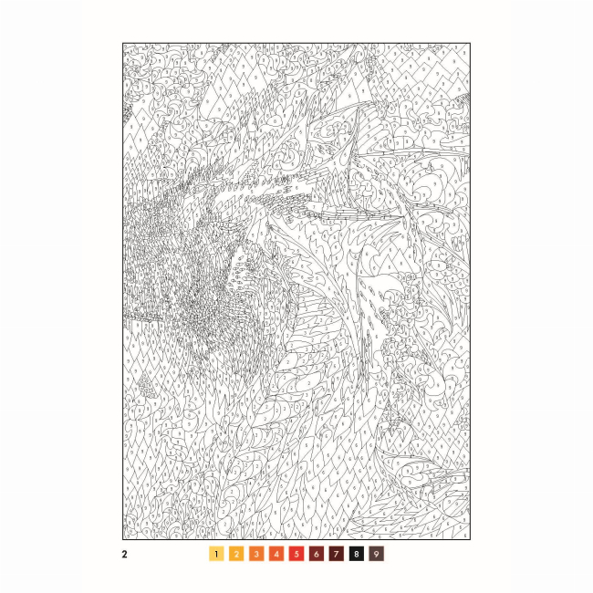 Пізнавальні книги (4-10 років) - Книжка «50 магічних фарбованок. Фентезі» (9786177853410)#4