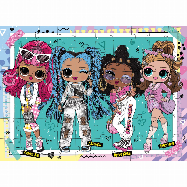 Пазли - Пазл Ідейка L.O.L Surprise! Tweens Here I Come 60 елементів (LP60-001)#2