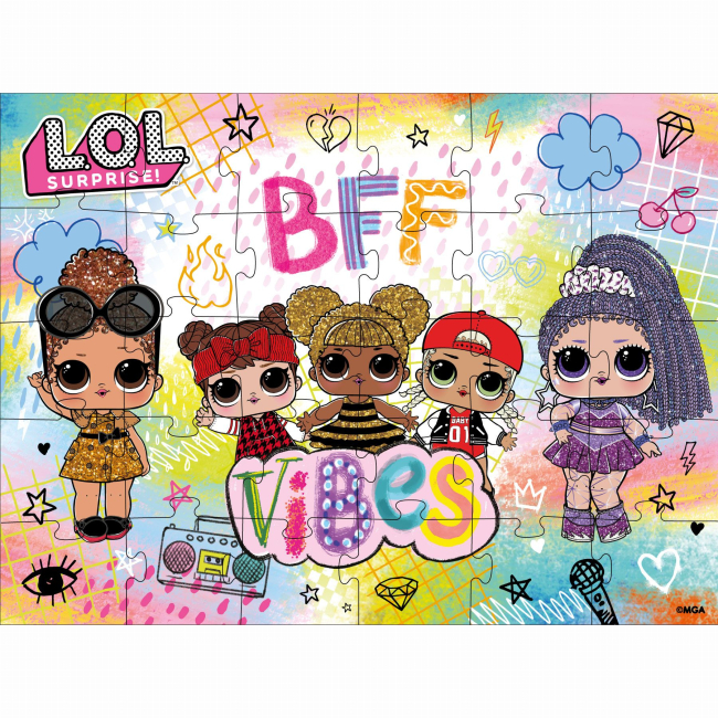 Пазли - Пазл Ідейка L.O.L Surprise! Rave The World 30 елементів (LP30-005)#2