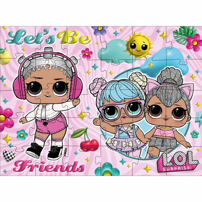 Пазли - ​Пазл Ідейка L.O.L Surprise! Lets Be Friends 30 елементів (LP30-001)#2