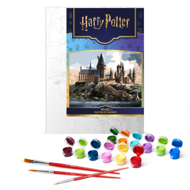 Товары для рисования - Картина по номерам Идейка Harry Potter Хогвартс днем ​​40 х 50 (KHO6432)#2