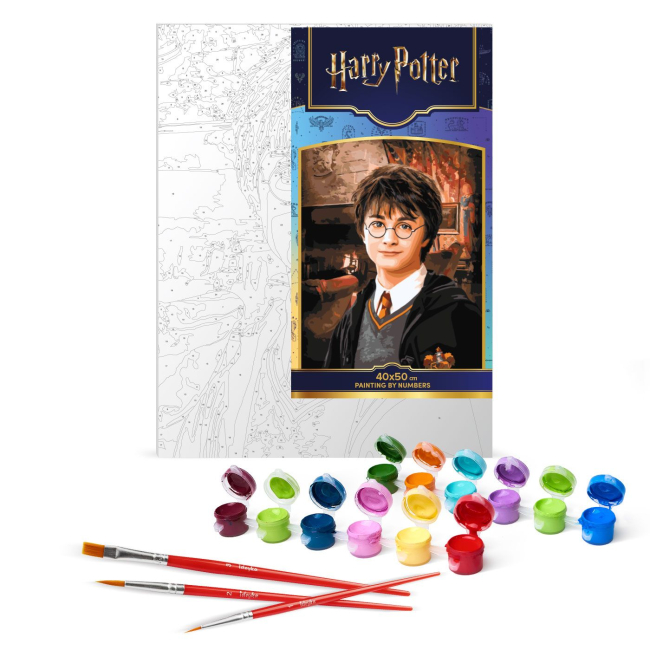 Товары для рисования - Картина по номерам Идейка Harry Potter Гостиная Гриффиндора 40 х 50 (KHO8708)#2